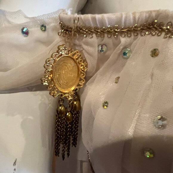 $800 TRASHY ORIGINAL LINGERIE GODDESS CORSET W / MATCHING SKIRT SZ M MEDIUM - Picture 3 of 11